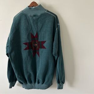 Keystone Ski Resort Colorado 1/4 Zip Teal Pullover 
Sz L